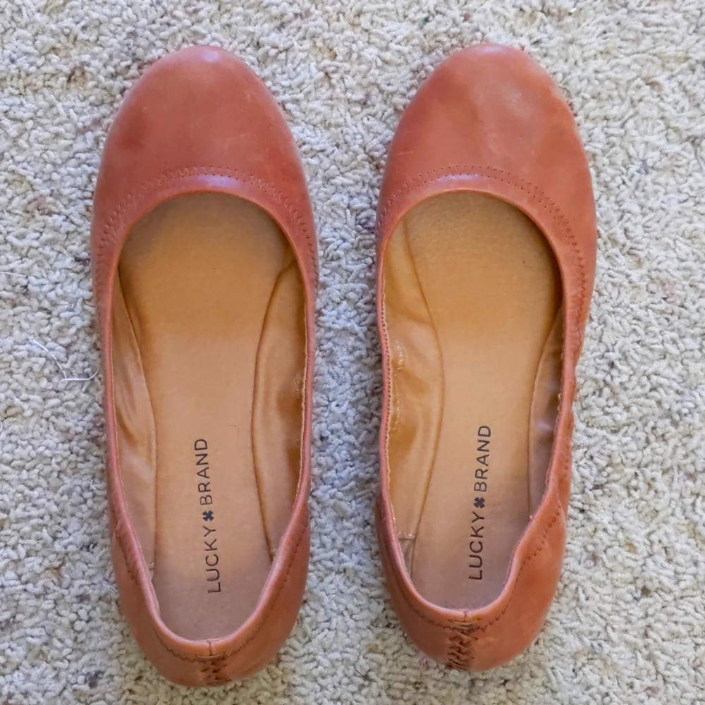 Lucky Brand leather flats 9